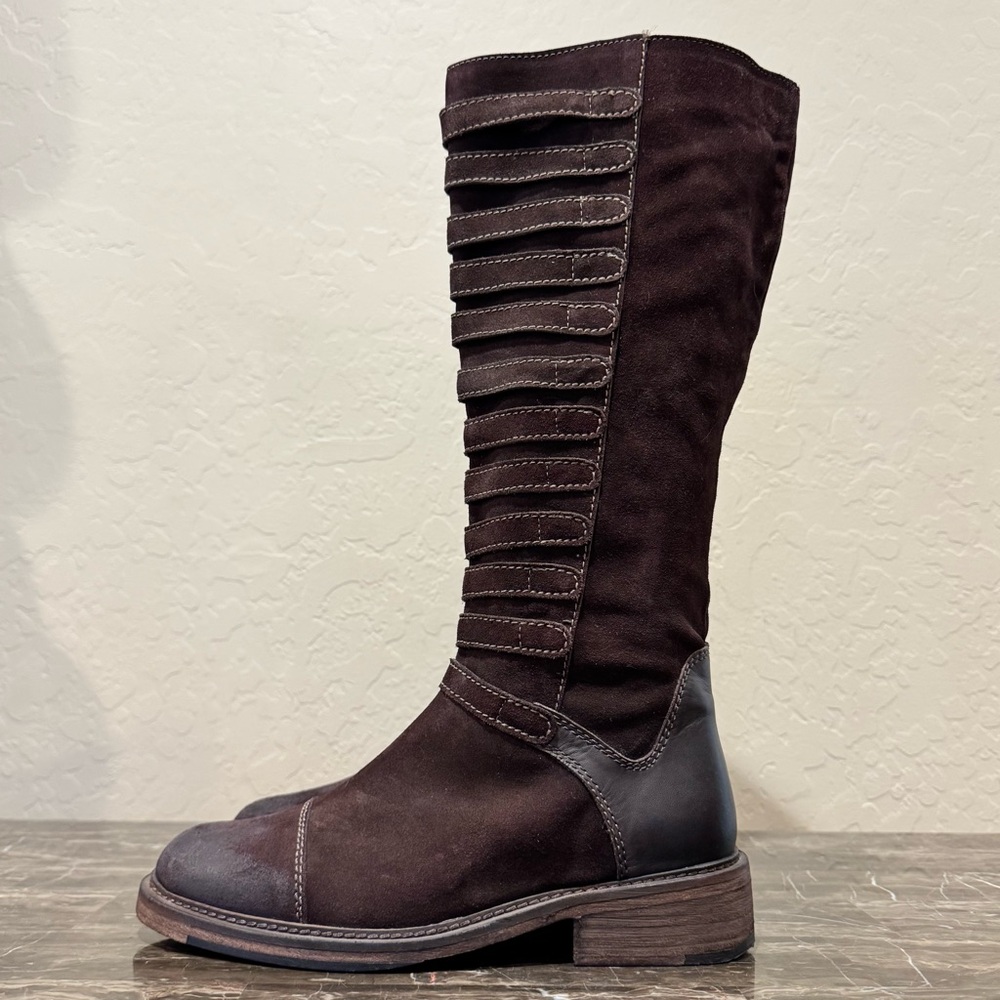 NEW Vintage Foundry Co. Evelyn Strappy Leather Riding Boots